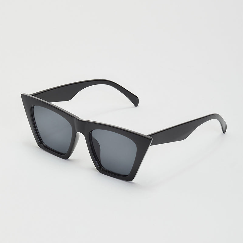 black cateye sunglasses