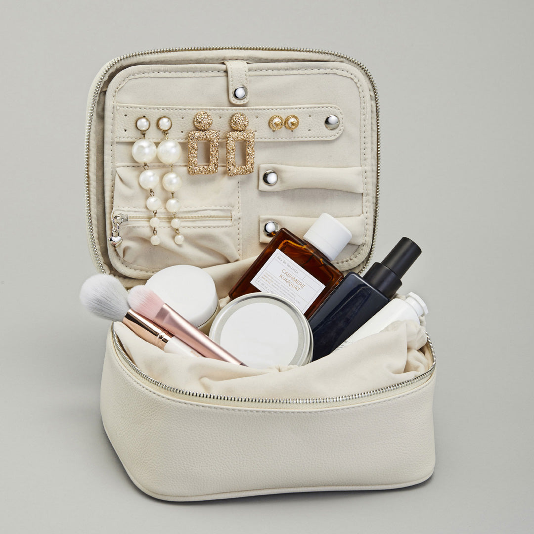 Große Make-up-Tasche Für Damen – 23,5x10,5x11 Cm, Wasserdicht, Grün, Mit Separater Innentasche, Für Reisen & Alltag